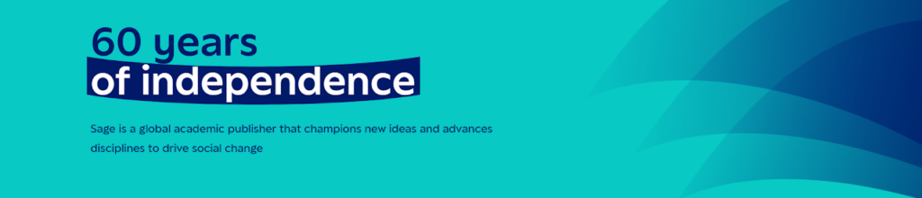 Sage Publishing: 60 years of independence